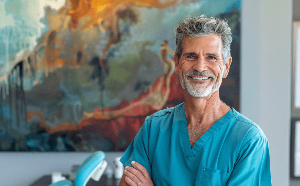 Doctor Letting Man Know That He Can Do TMS Therapy More Than Once A Day