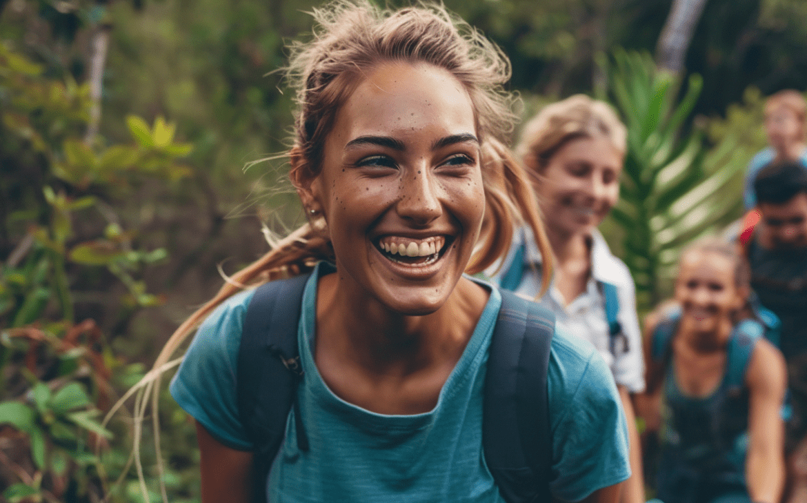 Woman experiencing the effects of TMS Therapy wondering, Is "TMS Therapy Permanent?"