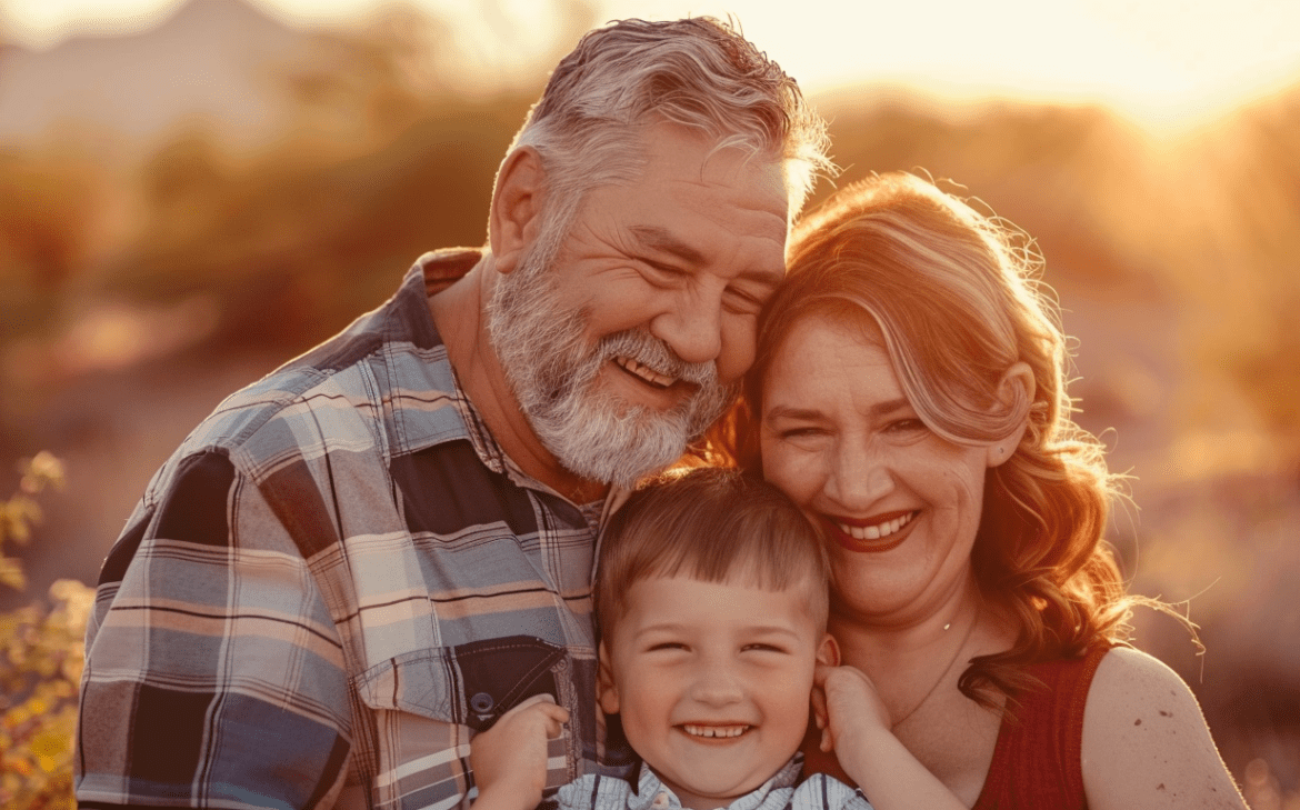 Man with family wondering does TRICARE cover TMS Therapy?